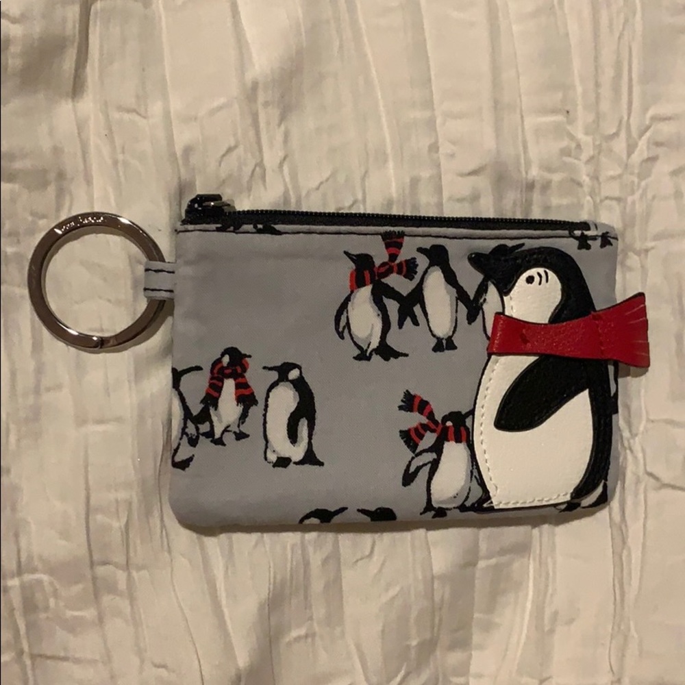 Vera Bradley Penguin ZIP ID Pouch